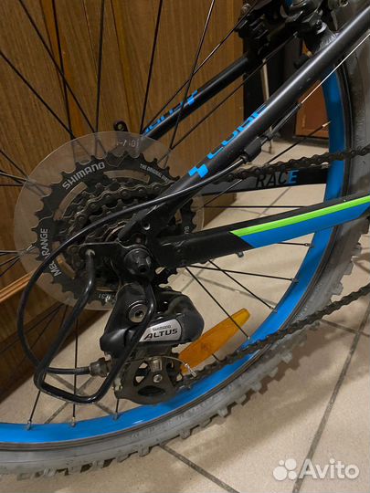 Велосипед Cube kid 240 black and blue