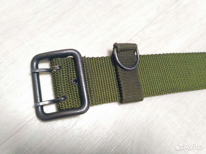 Ремень армейский уставной зелёный