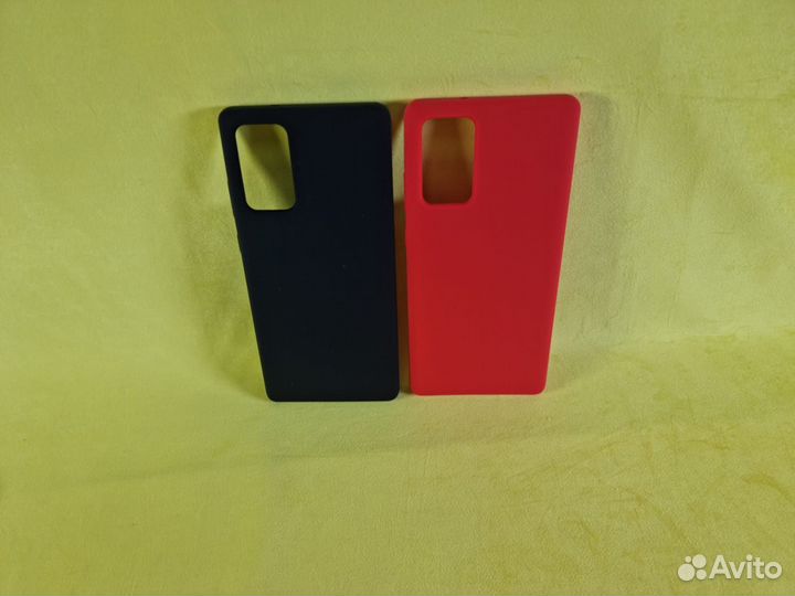 Чехол Samsung note 20 Silicone Cover