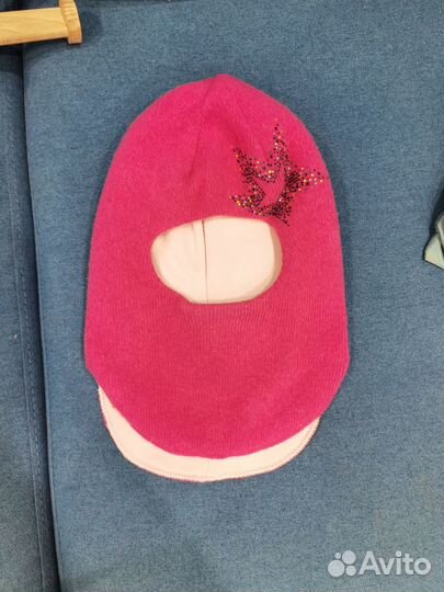 Шапка шлем для девочки