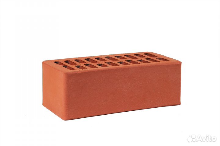 Кирпич облицовочный фасадный красный