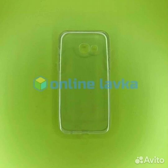 Чехол силикон для Samsung A3 2017 прозрачный