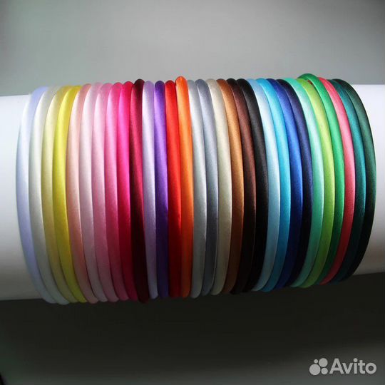 Ободок атласный