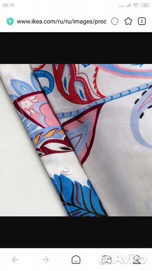 Новое постельное белье Икеа Свавелпион