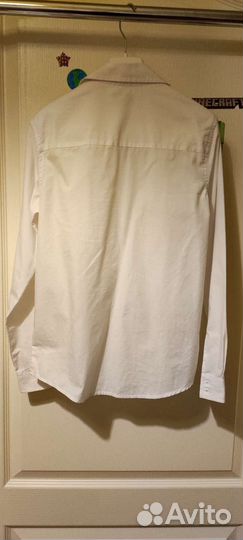 Рубашка белая 146 для мальчика