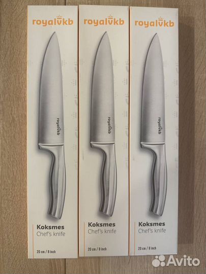 Кухонный нож Royal VKB (шеф, сантоку, стейков)