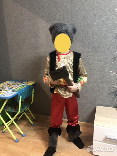 Костюмы медведь, разбойник, кот в сапогах.Прокат