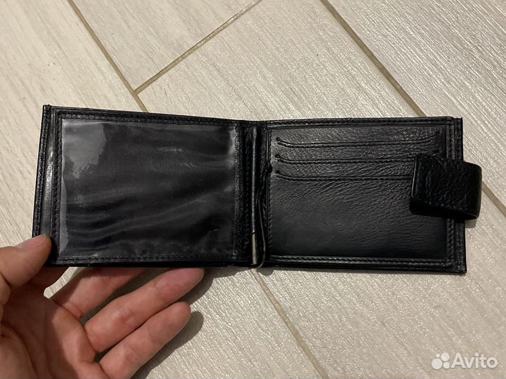 Кошелек мужской кожаный