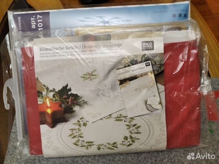 Набор для вышивания крестом и бисером