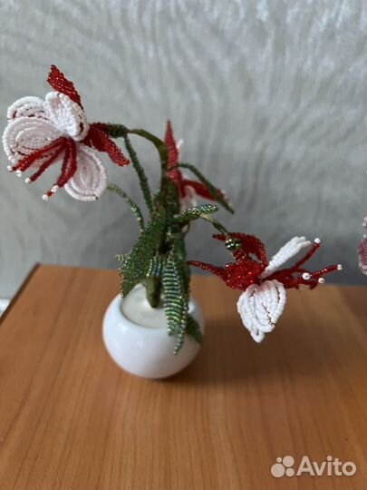 Поделки из бисера ручная работа цветы