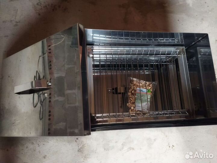 Коптильня горячего копчения из нержавейки