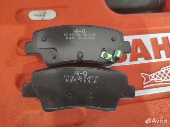 Тормозные колодки на hyundai elantra