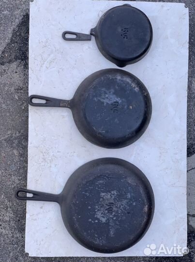 Сковородка чугунная СССР