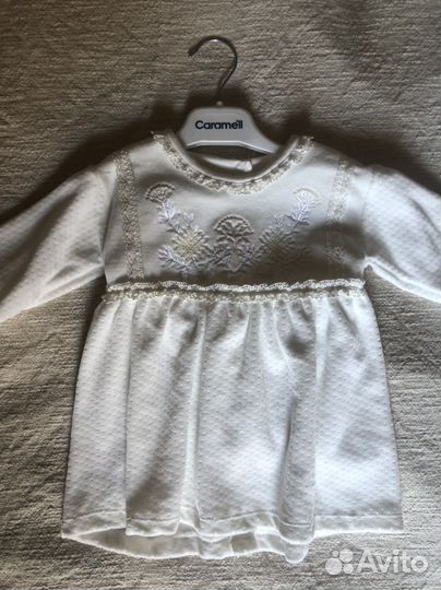 Нарядное крестильное платье Caramell для малыша