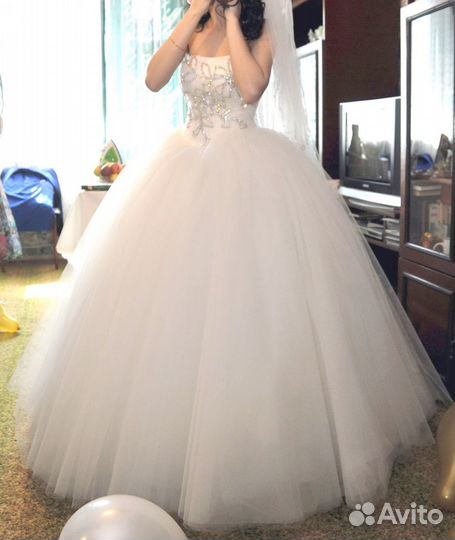 Пышное платье для невесты-принцессы