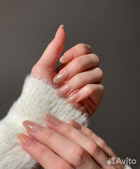 Маникюр/гель лак/укрепление гелем
