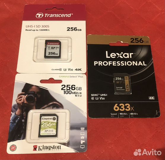 Карта памяти sdxc 256Gb Новая Оригинал