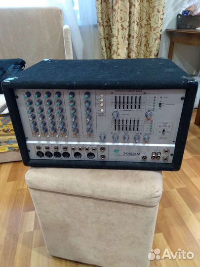 Акустические колонки + микшер