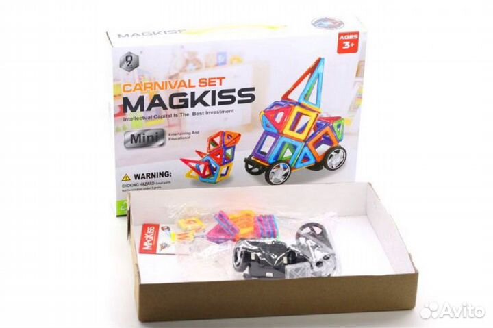 Магнитный конструктор 36 дет