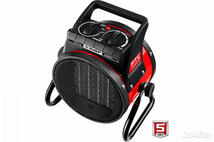 Электрическая тепловая пушка (тпк-2Р) Зубр