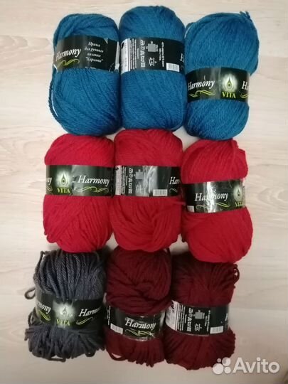 Пряжа разная для вязания