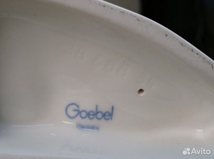 Интерьерная фарфоровая скульптура Фламинго XXL