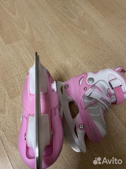 Коньки детские раздвижные 25 -28 для девочки