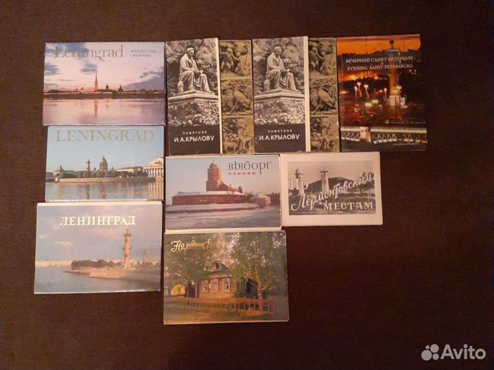 Советские и современные наборы открыток