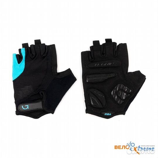 Перчатки Green Cycle Pillow без пальцев S черно-би