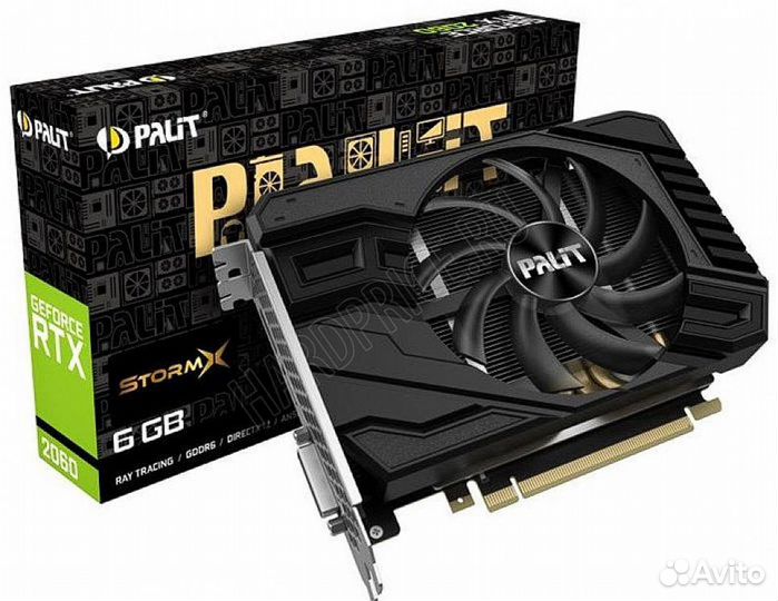 Видеокарта Palit GeForce RTX 2060 StormX 6GB