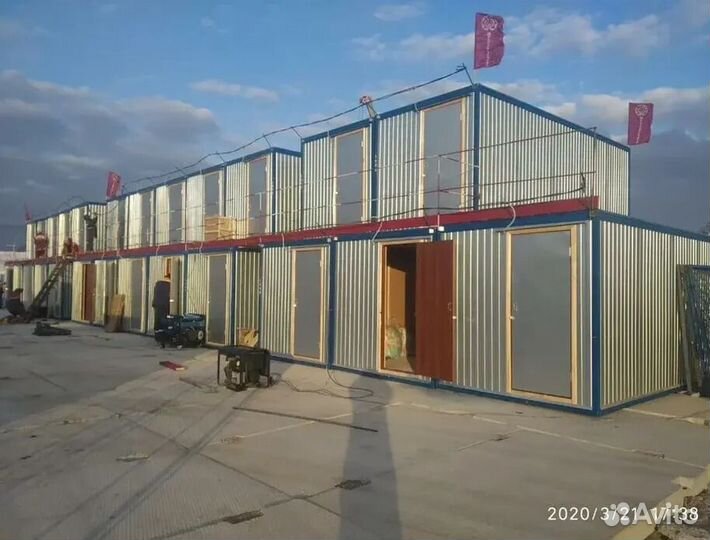 Модульное здание с проходной