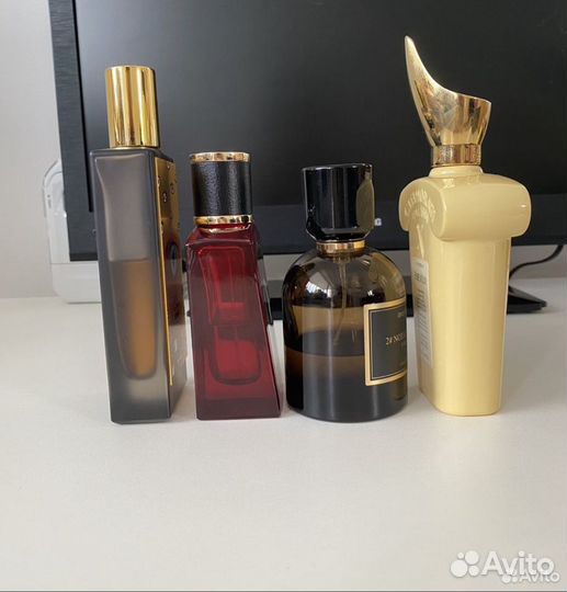 Остатки во флаконах Memo, Xerjoff