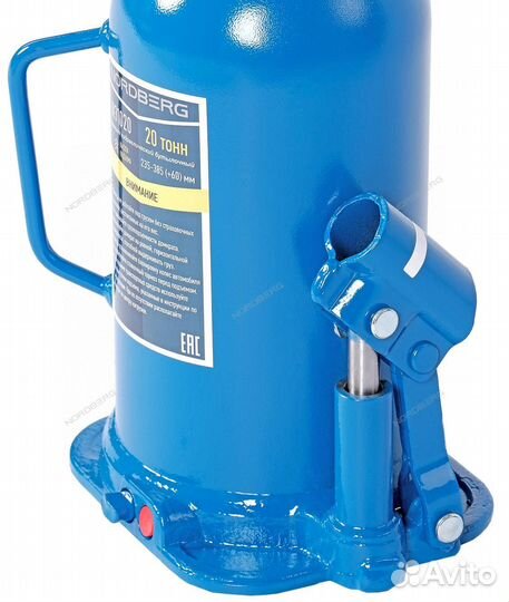 Домкрат бутылочный, 20 т N31020