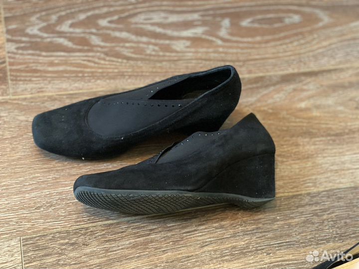 Балетки, туфли, ботиночки замша