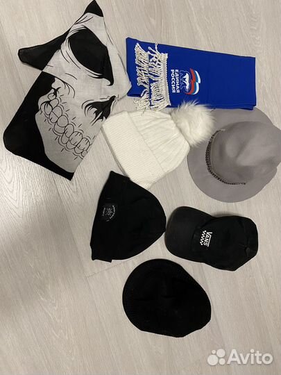 Кепка vans, шапка, шарф