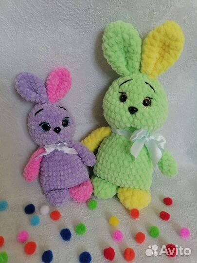 Вязаный зайчик