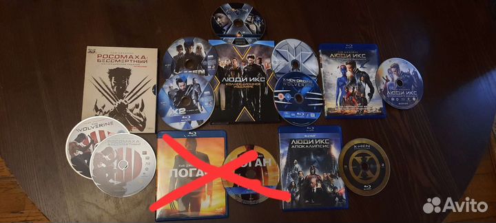 Blu-ray диски (фильмы Marvel и DC)