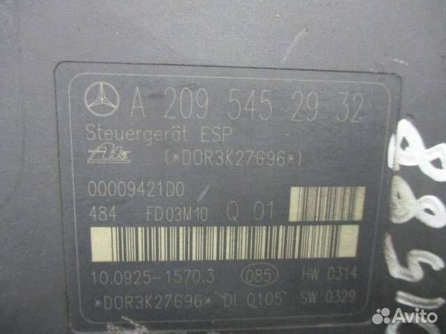 Блок ABS Mercedes-Benz C-Класс W203/S203/CL203