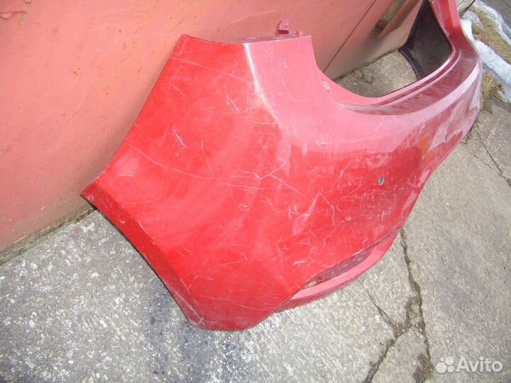 Бампер задний Киа Рио с15-17г х/б