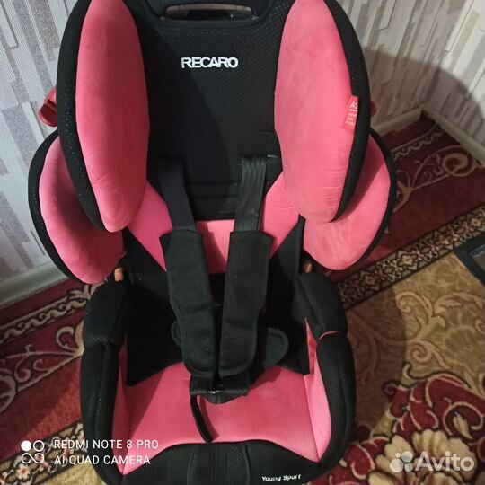 Детское автокресло 9 до 36 кг recaro