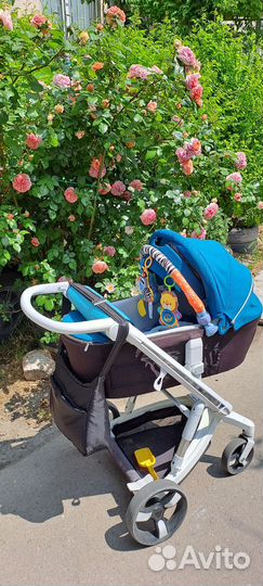 Коляска, качеля- шезлонг и дуга