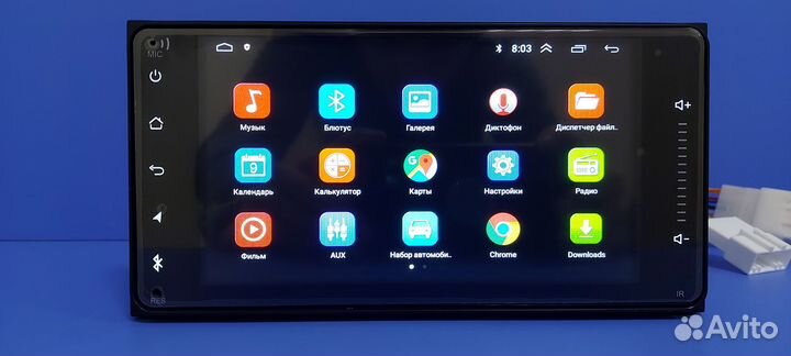 Магнитола 200 100 2 din на андроиде Тойота