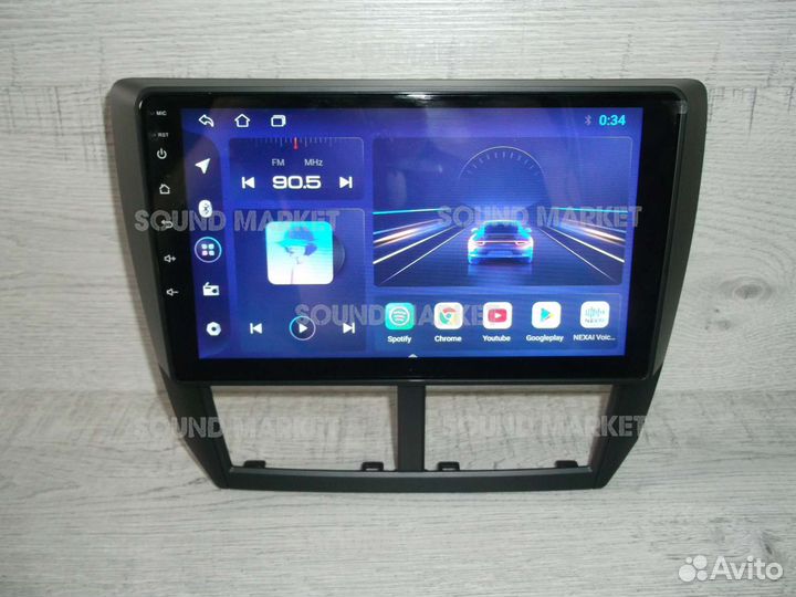 Магнитола Subaru Forester Android GPS WiFi
