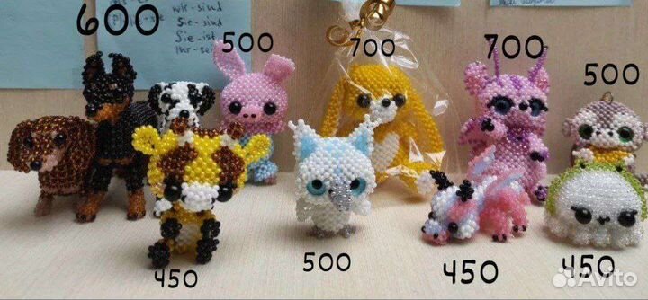 Игрушки из бисера)