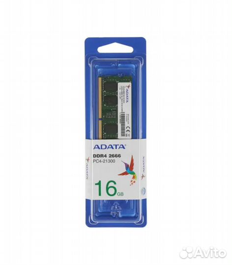 Оперативная память sodimm adata AD4S266616G19-SGN