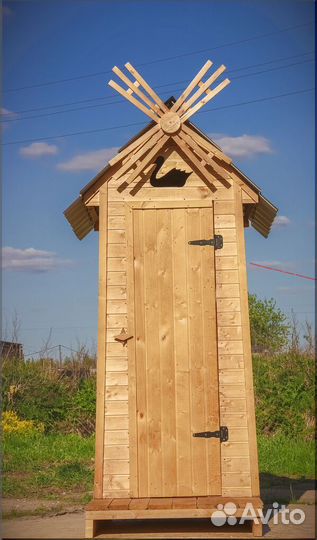 Уличный туалет с установкой SKU004