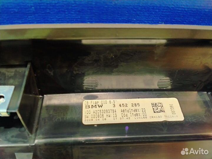 Монитор Bmw X3 E83 LCI N52N 2.5SI 04/2008