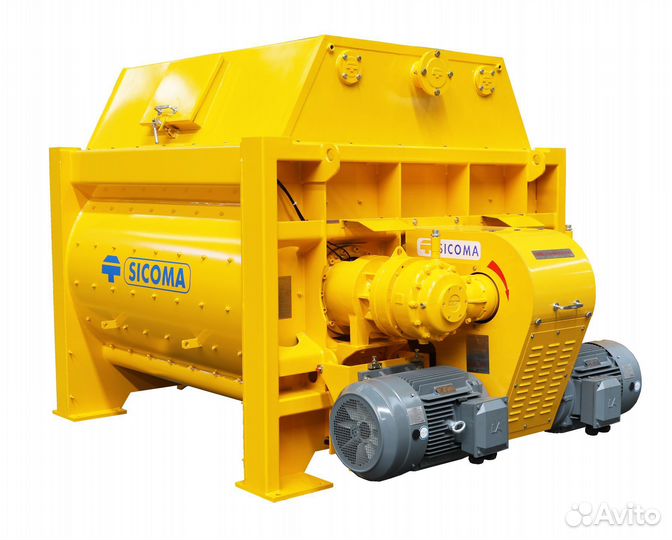 Бетоносмеситель двухвальный sicoma MSO 1750/1282