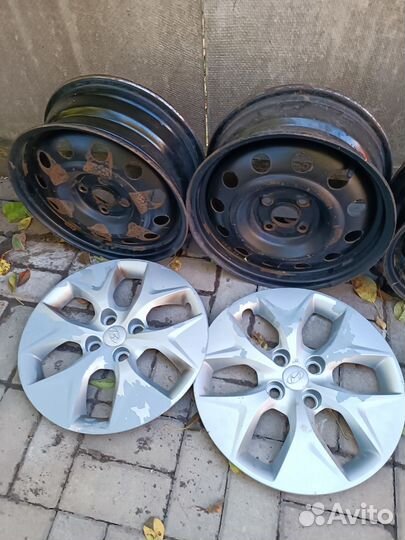 Оригинальные диски + колпаки