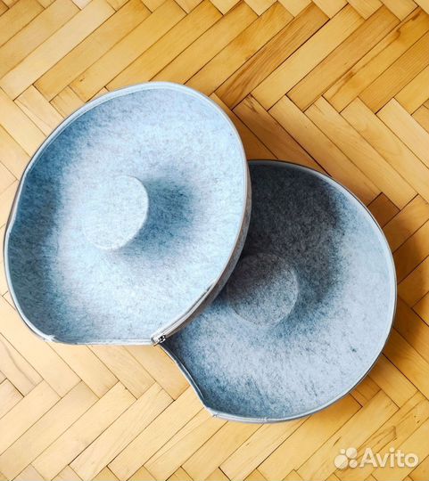 Домик для кошек лежанка бублик 50 см